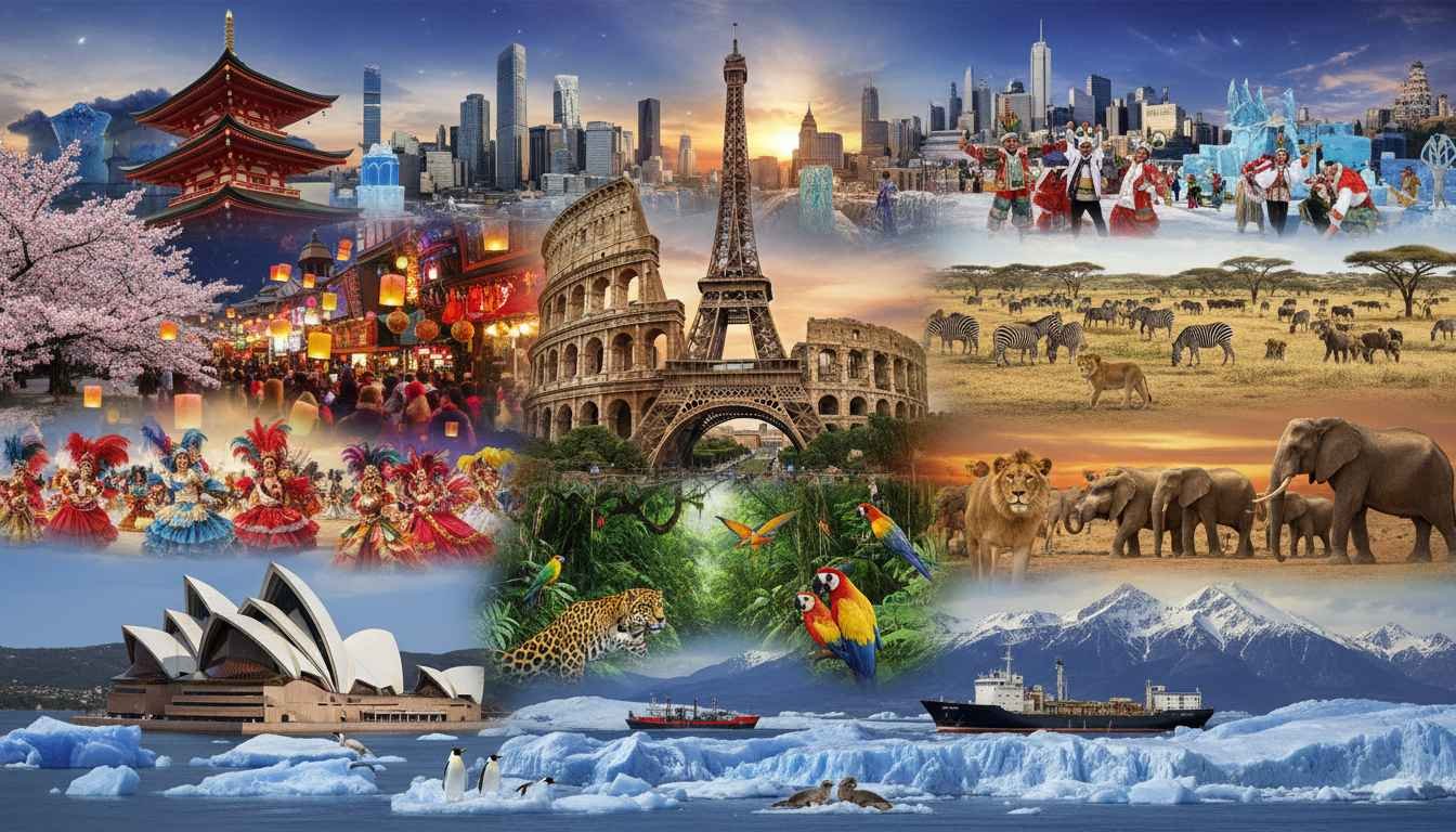 most exciting places to visit in the world