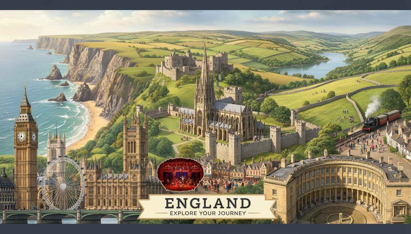 most popular places in england to visit