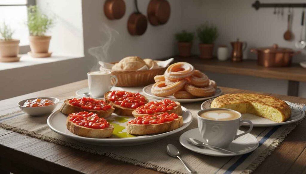 breakfast food names in spanish