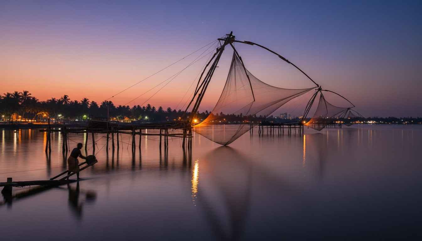 places to visit in kochi at night