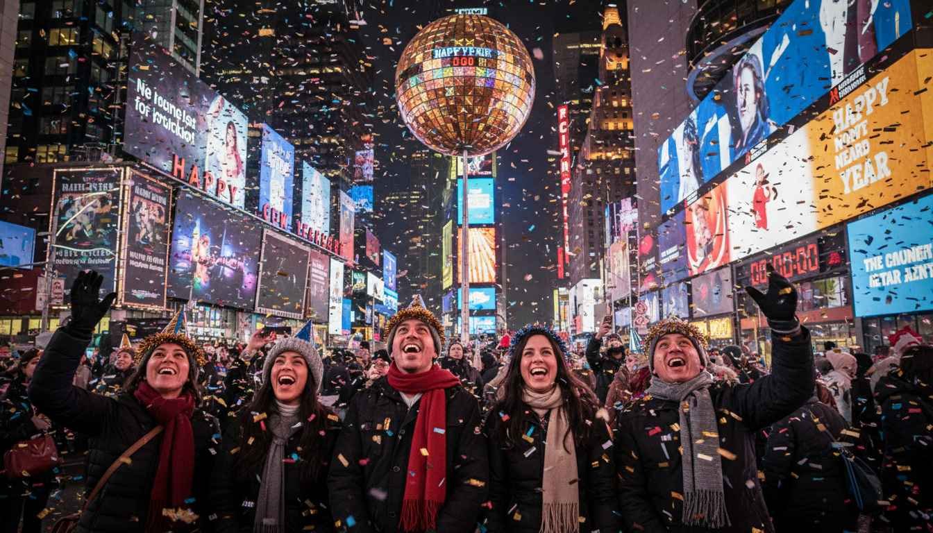 places to visit in usa for new year
